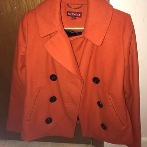 Orange coat